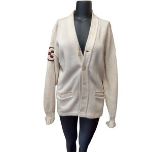 Vintage Letterman Cardigan Sweater 70s Grease Champions